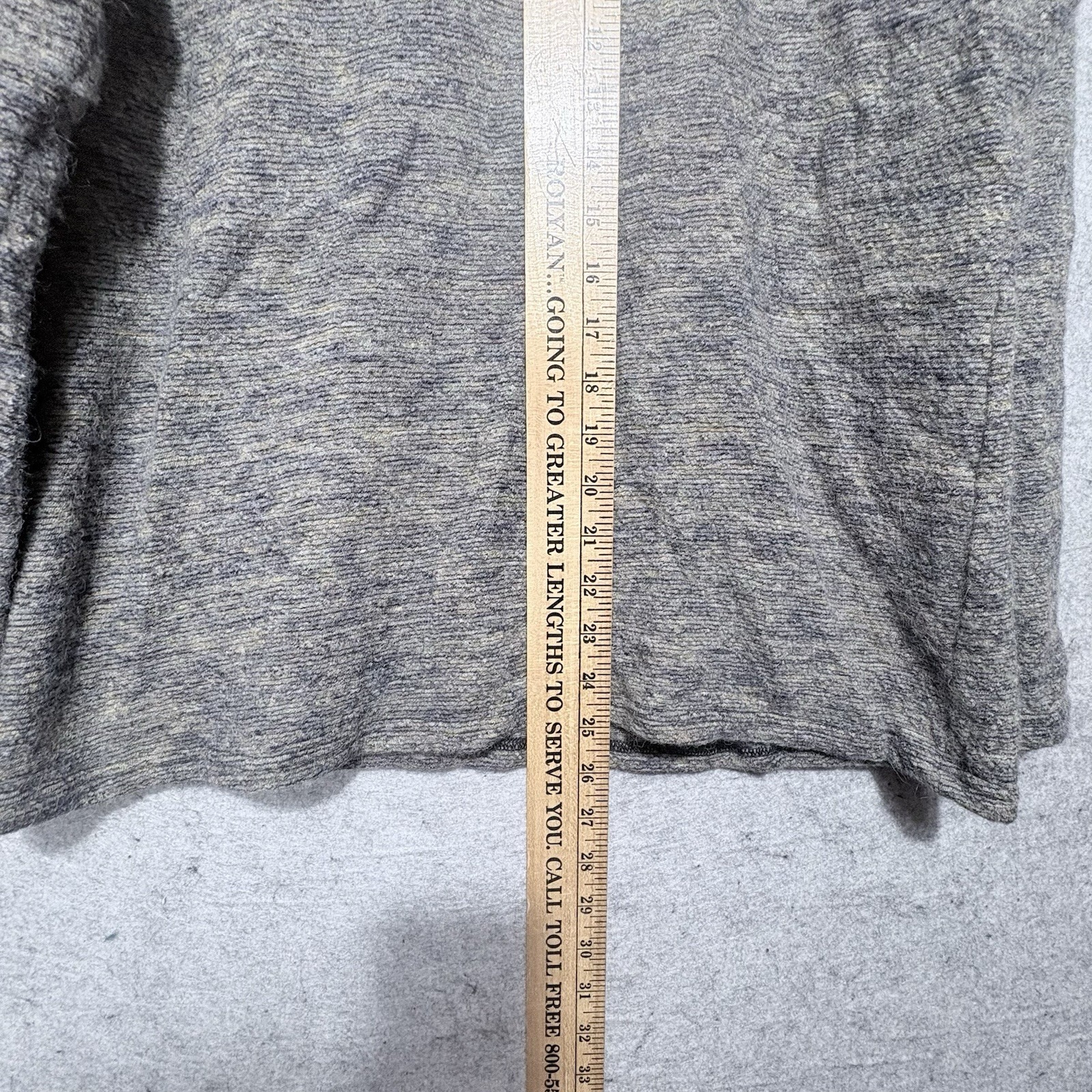 Appalachian Gear Co Alpaca Tencel Hoodie Women's L Gray Usa Lightweight — image 8 of 8